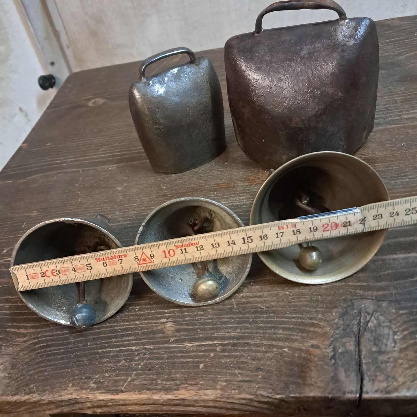 Campanacci mucche: 5 Glocken / Treicheln – Usato da Murten venduto da SHETHOF 8