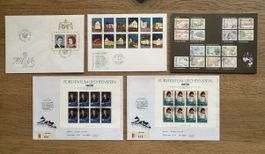 Liechtenstein - schönes Lot an grossformatigen FDC und Sonde