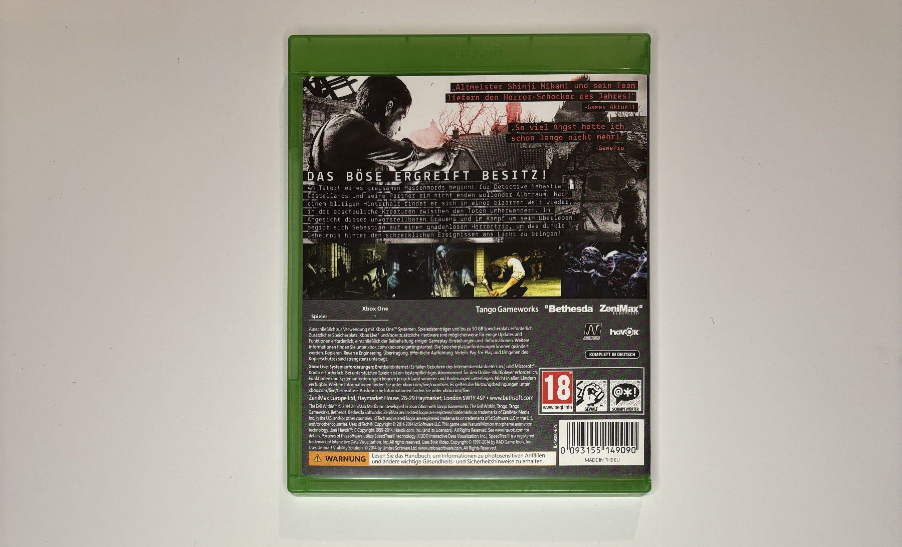 Giochi: XBOX One - The Evil Within – Usato da Allschwil venduto da Bullach 2