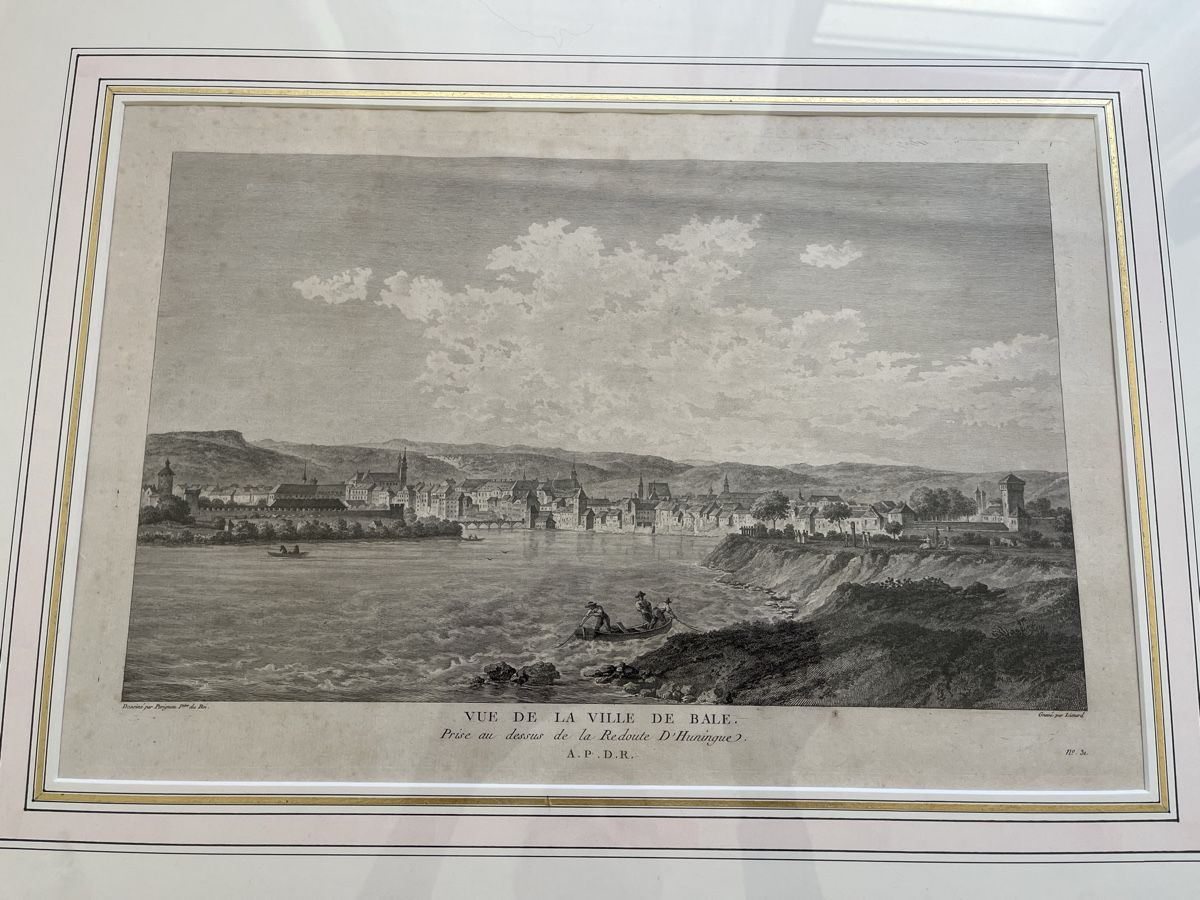 Incisioni: La ville de bale, perignom du Rei – Usato da Aesch BL venduto da shuja01 1