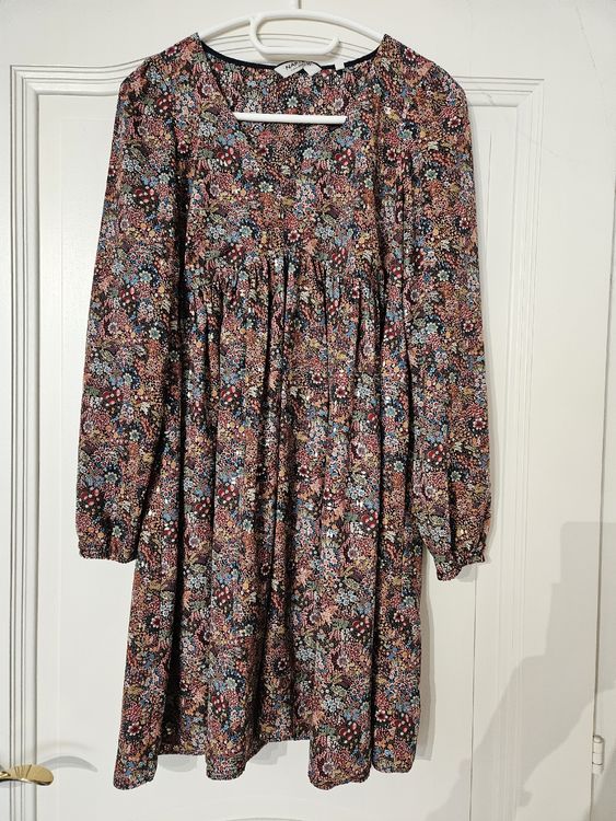 Longue Robe En Lin NAF NAF – Noire – Taille 36 – Occasion Très Bon État