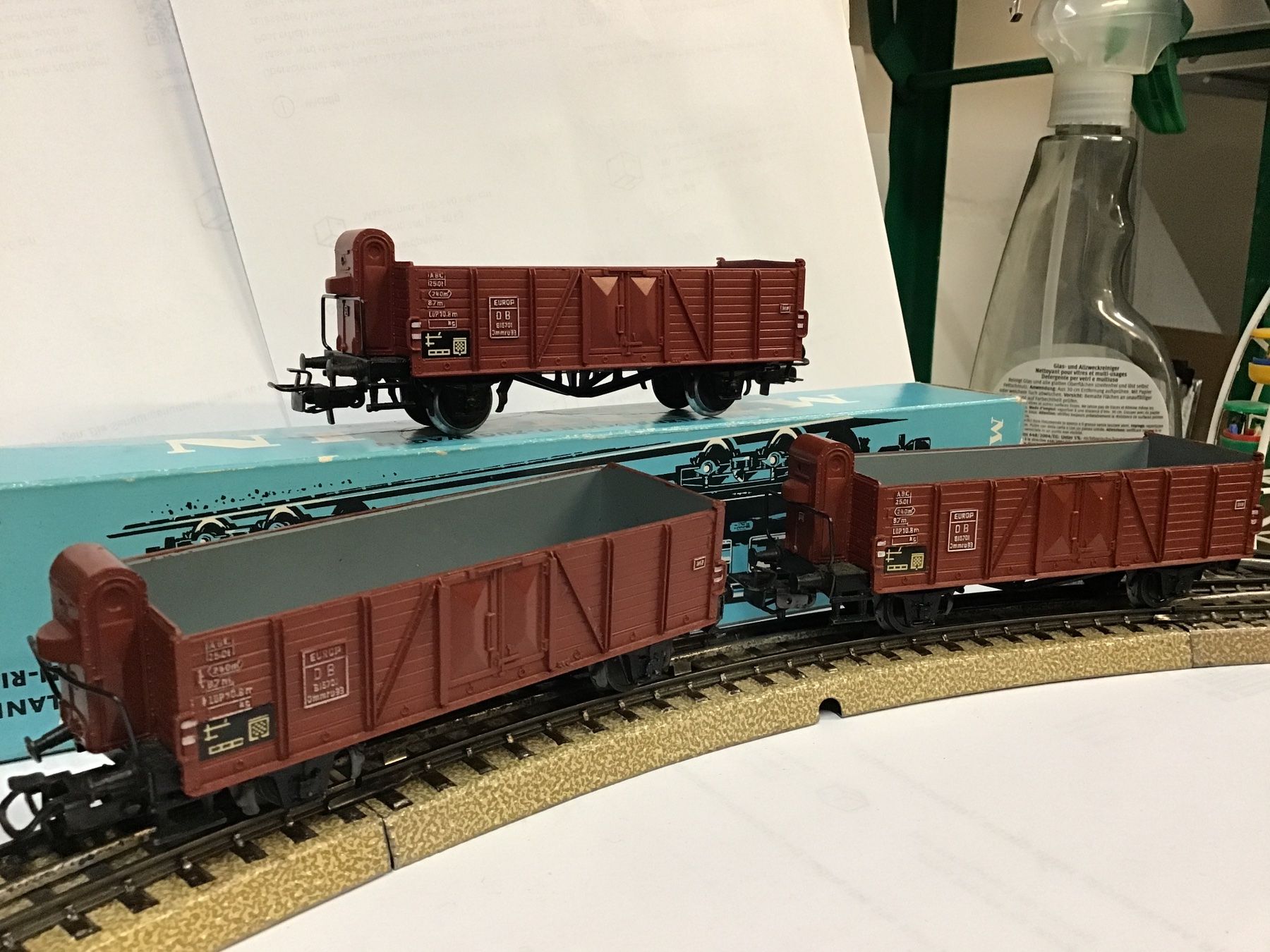 Märklin Modellini di ferrovie: Märklin Güterwagenset H0 – Usato da Männedorf venduto da Modellbau-wyss 1