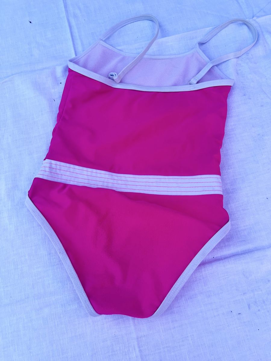 Costumi da bagno & Bikini: Badeanzug Grösse 128 Mädchen pink guter Zustand – Usato da Uetendorf venduto da pink2 1