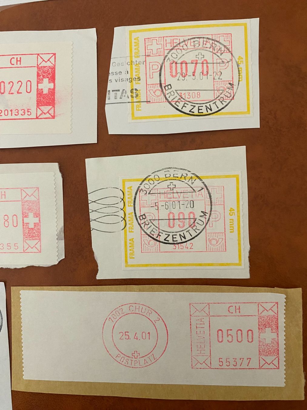 Tutti i francobolli: Automatenmarken – Usato da matten b. interlaken venduto da jfran17 2