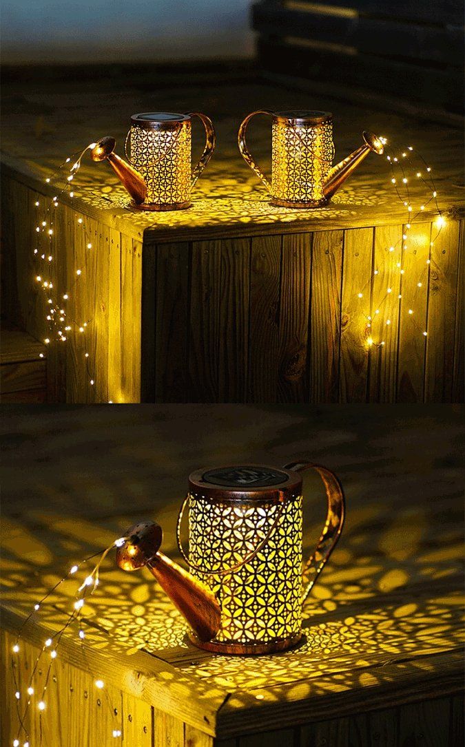 Dispositivi a energia solare: LED Solar Giesskanne mit Lichterkette – Nuovo e nell'imballaggio originale da Diepoldsau venduto da preisparadies-ch 3