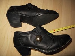 Rieker Halbschuhe Pumps schwarz Gr. 37 neuwertig