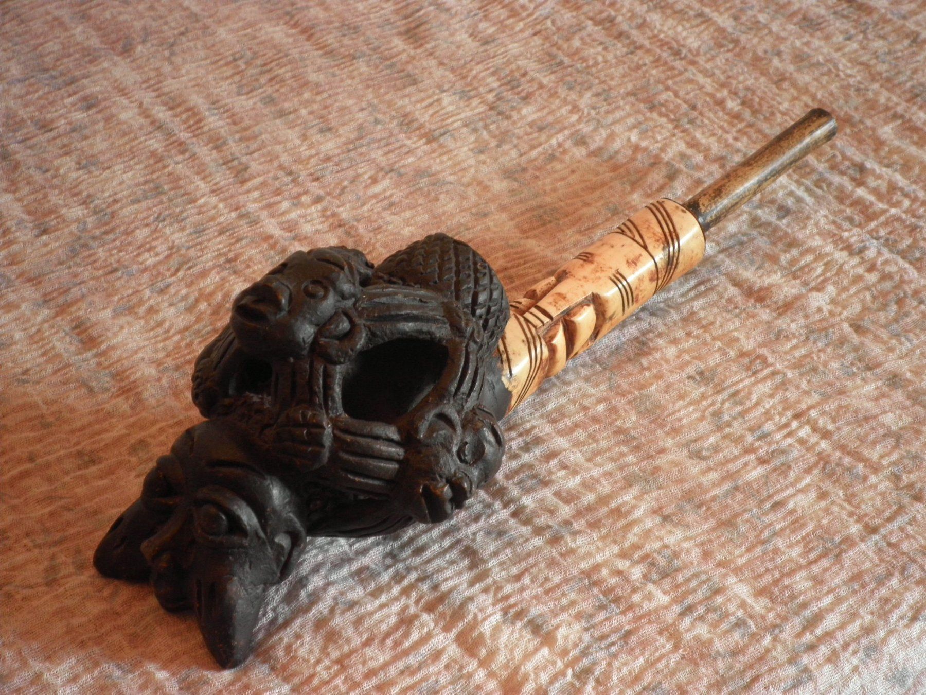 Sculture & Statue: Afrikanische Pfeife Kongo (Zaire) – Usato da Rocourt venduto da Vijay02 5