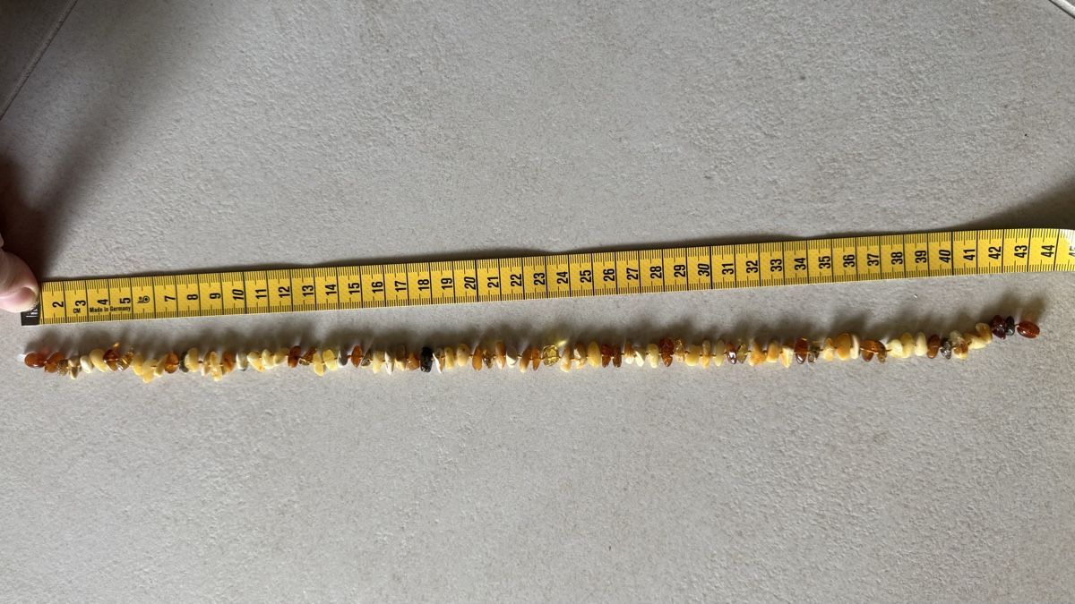 Ketten: Baltic Amber Necklace, Natural Stone, Summer Accessory. – Neu und originalverpackt aus Corsier GE von Arca_ReLife 2