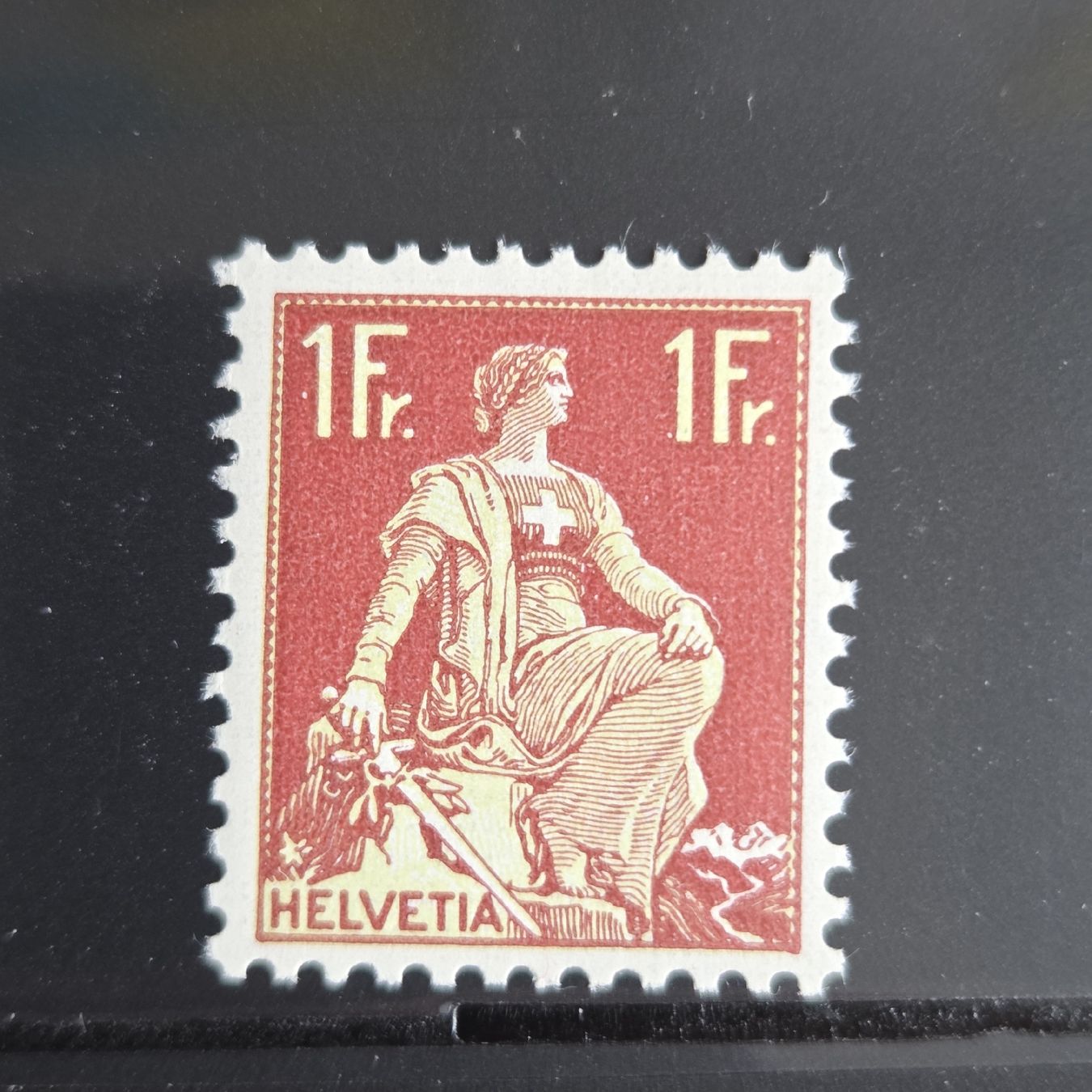 Tous les timbres: Schweizer Briefmarken Helvetia-Satz, 7 Werte Postfrisch – D'occasion à Stans par Ducati16 3