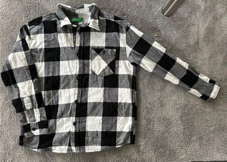 Benetton Hemd Gr. L 140 cm Holzfäller Look