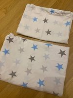 Kinder Bettbezug Jungen Sterne Baumwolle 135x100, 40x60cm