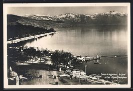 Ouchy-Lausanne, Le Quai et les Alpes Vau