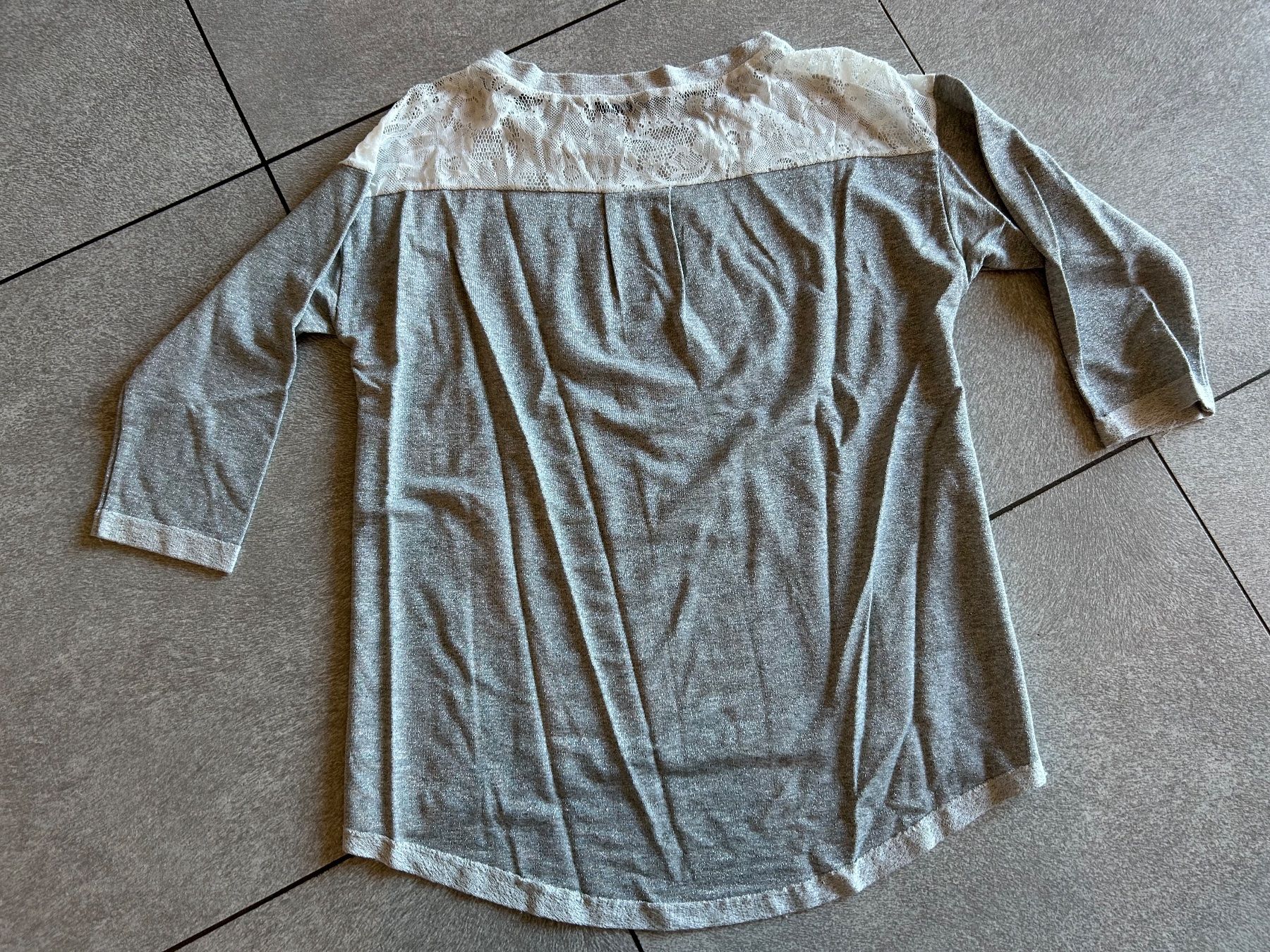 Pullover & Sweatshirts: PULL léger avec dentelle NUNA LIE gr. M élégant – Gebraucht aus Arbedo von nadia1973 4