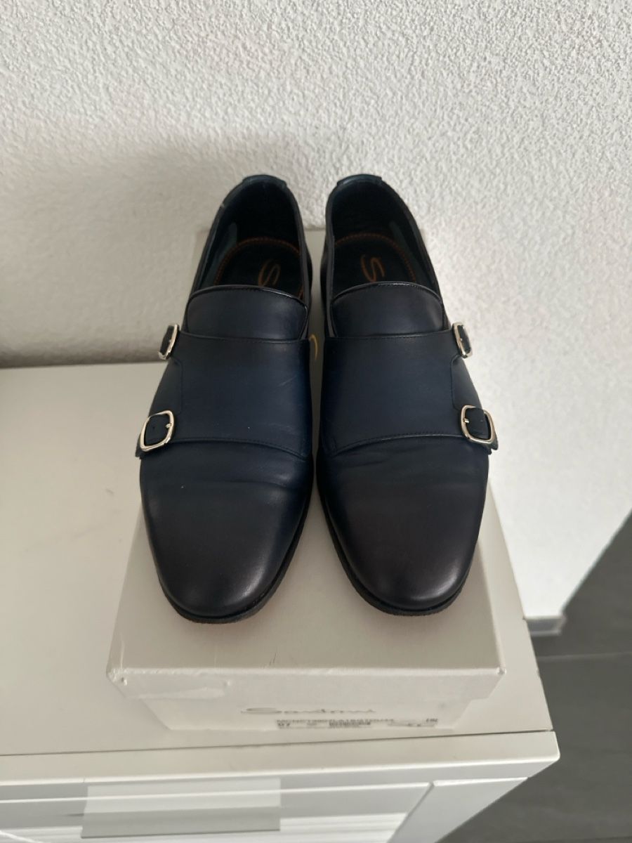 Santoni Scarpe da uomo: Santoni Leder Herrenschuhe – Usato da Grenchen venduto da ylo_8mlq