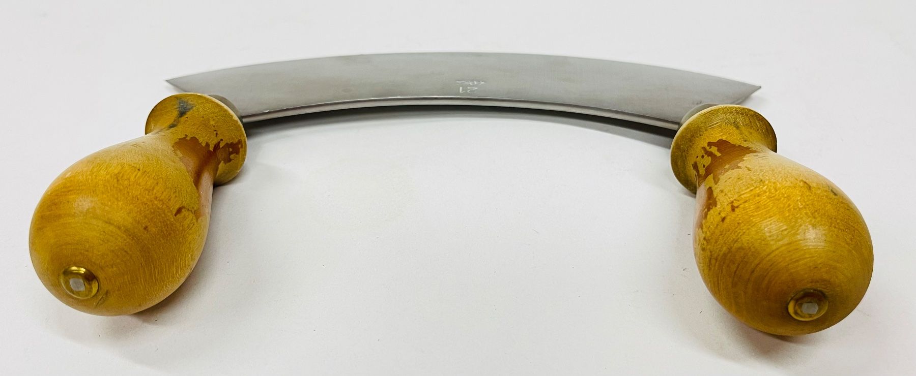 Coltelli da cucina: Wiege-Messer/ Kräuter-Schneider, Holzgriff – Usato da Olten venduto da ELHANDEL 2