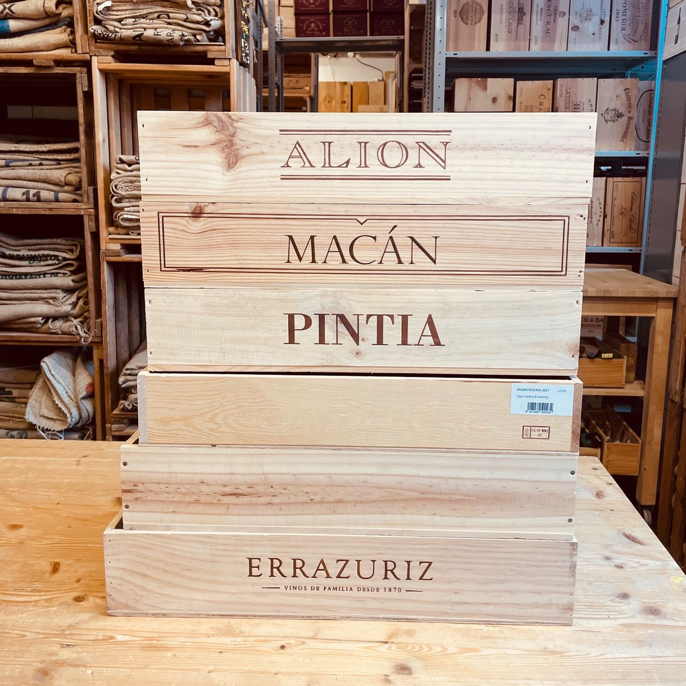 Altro: 6 x 6er flach Weinkiste – Usato da Ebikon venduto da Weinkisten-Tom 1