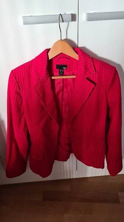 Cord Blazer in rot