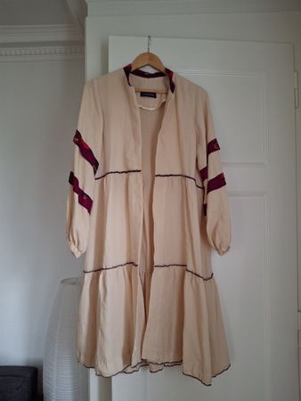 Manteau en coton Camélia Rahimi M beige