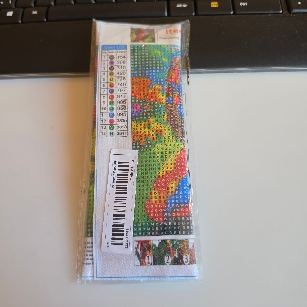 Kit bricolage: DIAMOND PAINTING KLEINES MÄDCHEN – Nuovo e nell'imballaggio originale da Dintikon venduto da bonita099