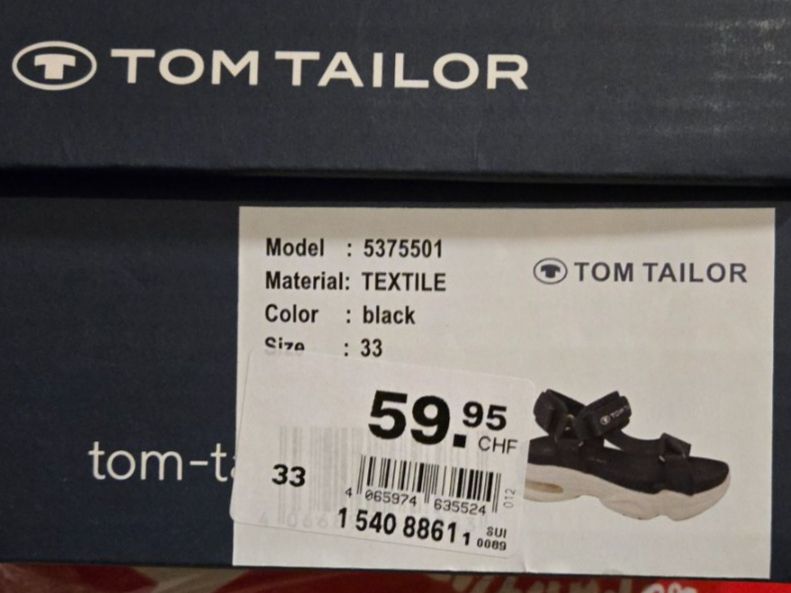 Tom Tailor Scarpe per ragazzi: Tom Tailor Sandalen Kinder Gr. 33 Neu OVP – Nuovo e nell'imballaggio originale da Zürich venduto da Lenalady98 4