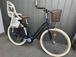 Bicicletta da donna Elpos 28 con seggiolino come nuova 