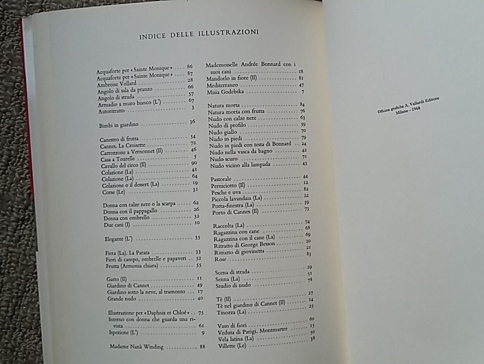 Libri: Raymond Cogniat: Bonnard, 1968 – Usato da Zollikerberg venduto da Dogon 9
