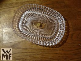 Edle WMF Butterschale Bleikristallglas Länge 16 cm