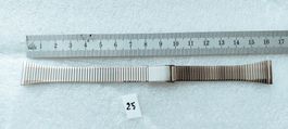 Uhrenarmband Stainless Steel 15.88 mm Anstoss, Silber Farbe