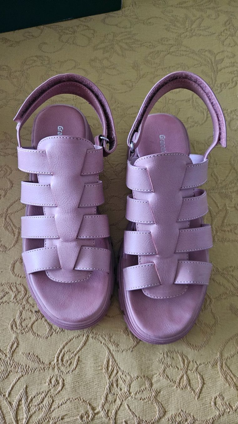Graceland Scarpe da donna: Sandali rosa Graceland n.37 – Usato da Melano venduto da H-Sara