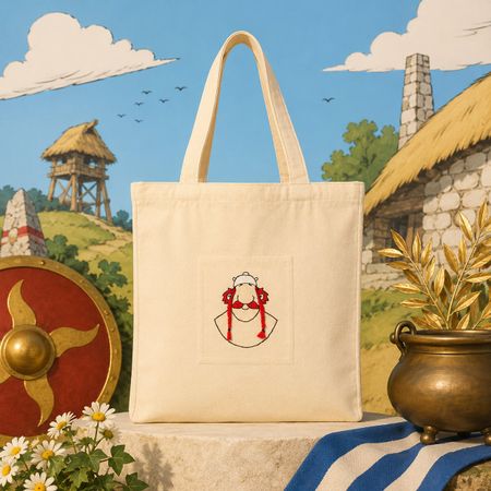 Handbestickte Tote Bag Stofftasche – Asterix Obelix Comic