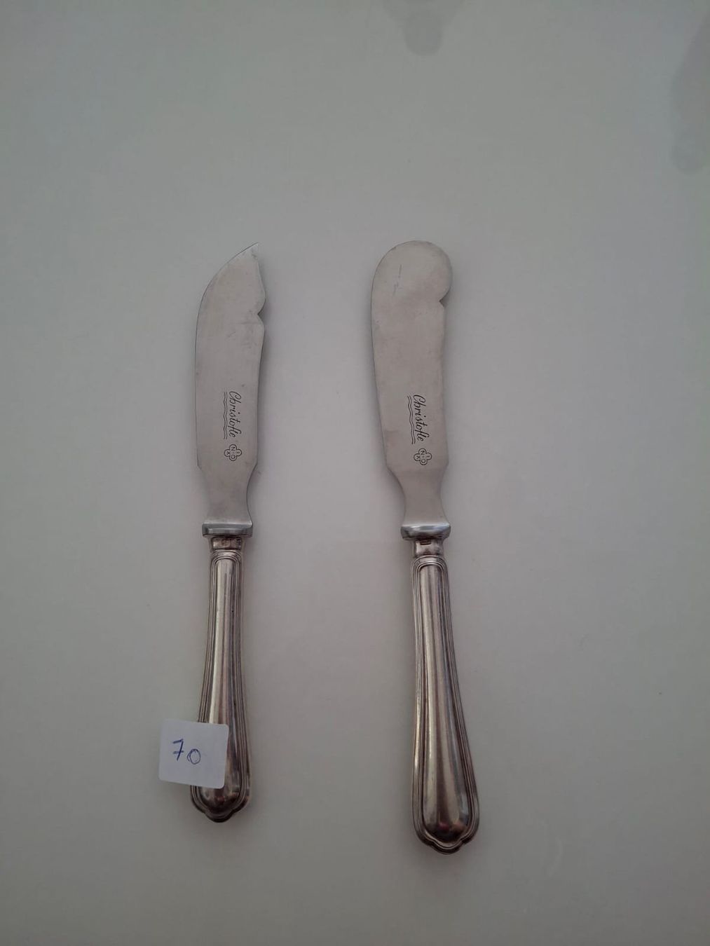 Set di posate: Duo de couteaux de service Christofle – Usato da Prilly venduto da AMT5