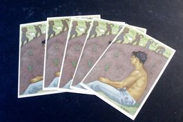 5x BUNDESFEIER - POSTKARTE, 1935. Ungelaufen & gelaufen