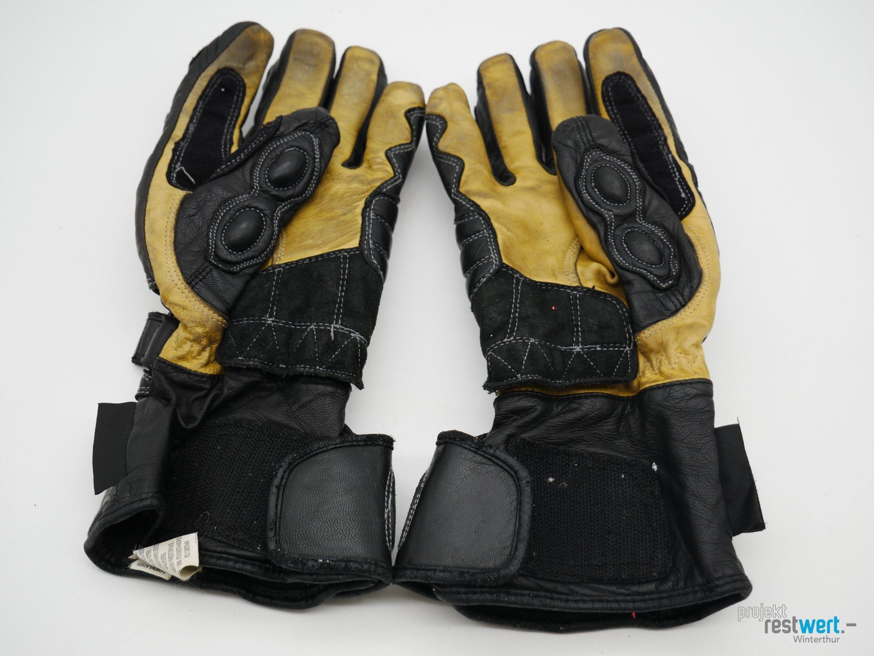 Guanti & manicotti: RACER Motorradhandschuhe Echtleder, Schwarz, Gr. M – Usato da Winterthur venduto da Restwert_Winterthur 2