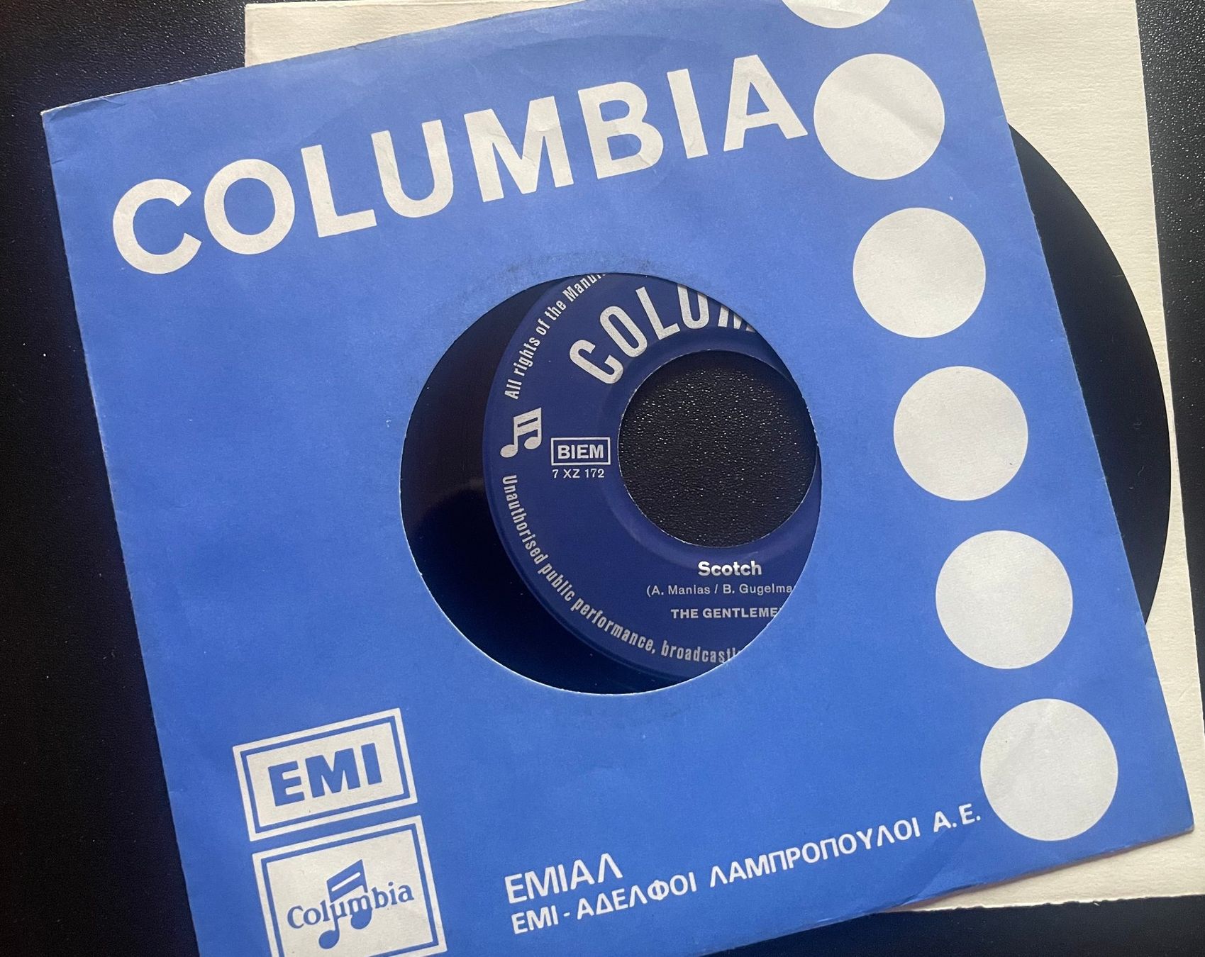 Dischi in vinile: 7", The Gentlemen, It feels so good, LC, CH – Usato da Kleinlützel venduto da Vinylspezi 2