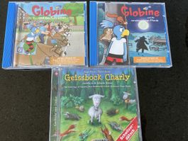 3 Hörspiel CDs Globine, Geissbock Charly