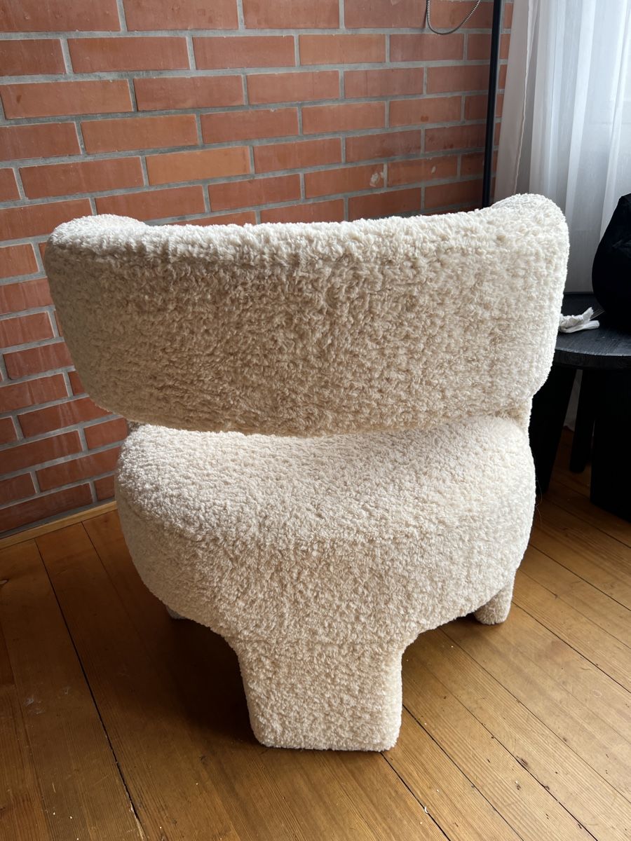 Sessel: Sessel Bouclé Teddy Retro Design Lounge Sessel  – Gebraucht aus Biel/Bienne von mona222 3