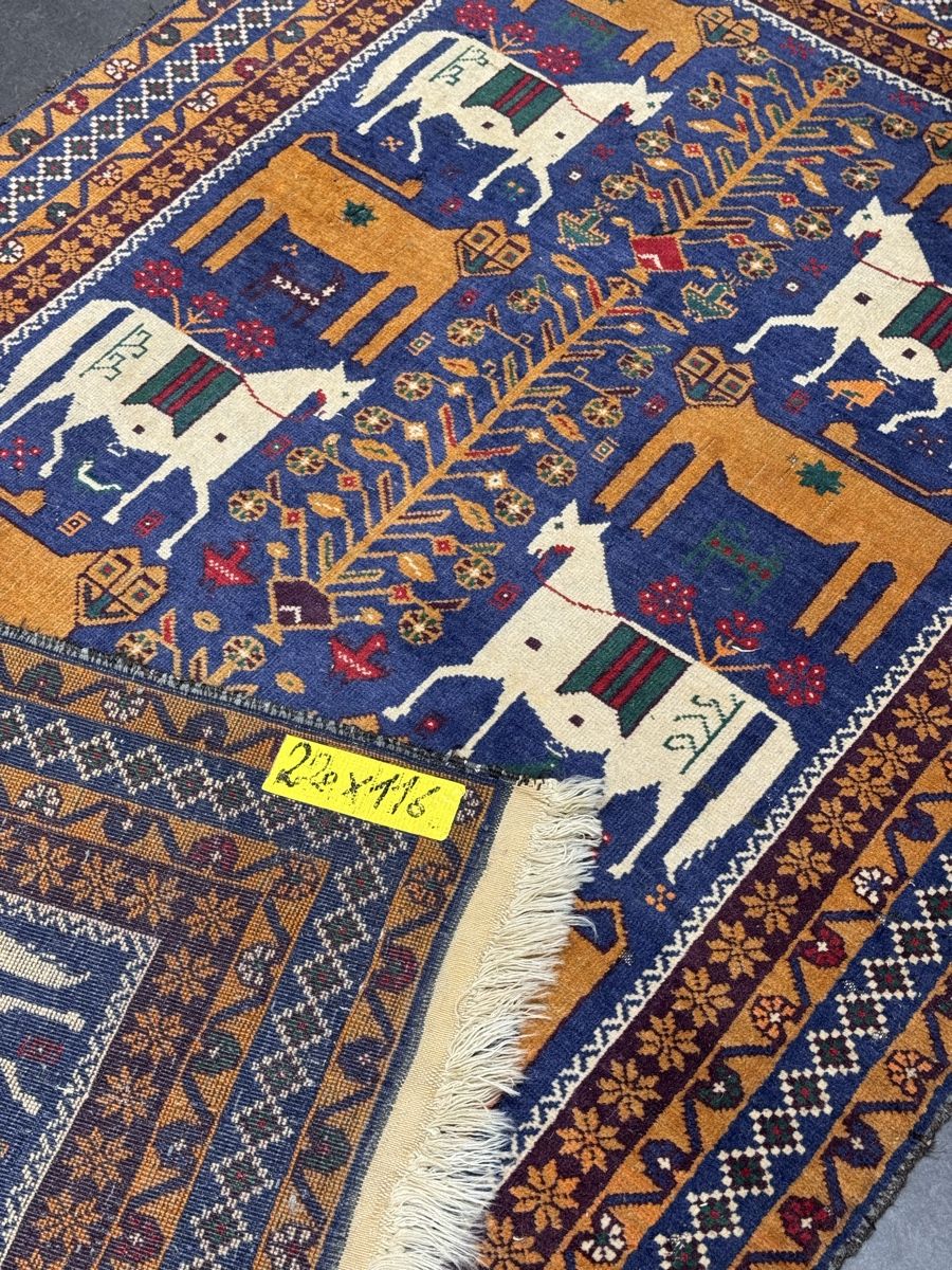 Tappeti: Belutsch -Tiermotiv – Usato da Liestal venduto da galerie_nategh 8