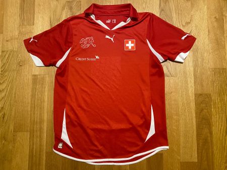 ORIGINAL SCHWEIZ NATI TRIKOT 2010/12 PUMA MAILLOT SUISSE XS