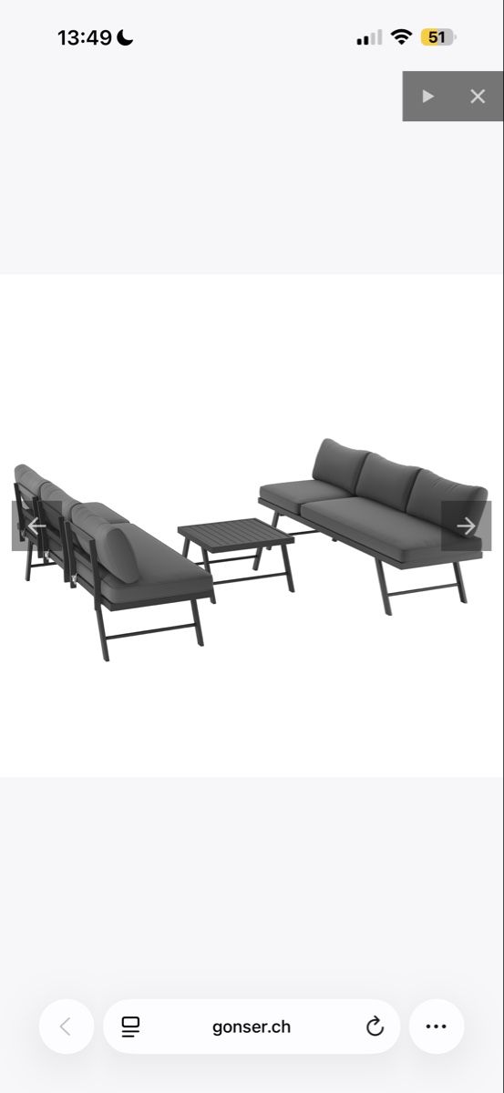 Sofas: Lounge Set – Neuf (Voir description) à Gelterkinden par Belle.fleur 4