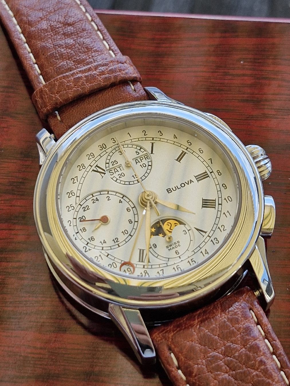 Bulova Orologi: Bulova Chrono mit Valjoux 7751 – Usato da Birrhard venduto da Marki-Mark 1