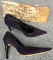 Neuwertige High Heels von Walder, Nubukleder, Gr. 37