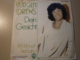 Vinyl-Single Jürgen Drews - Dein Gesicht