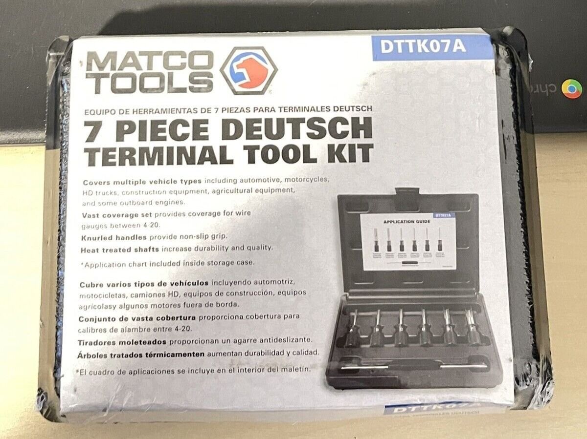 Tutti gli attrezzi: Matco Tools 7-teiliges Deutsch Terminal Tool Kit – Nuovo (secondo la descrizione) da Heimisbach venduto da kattus