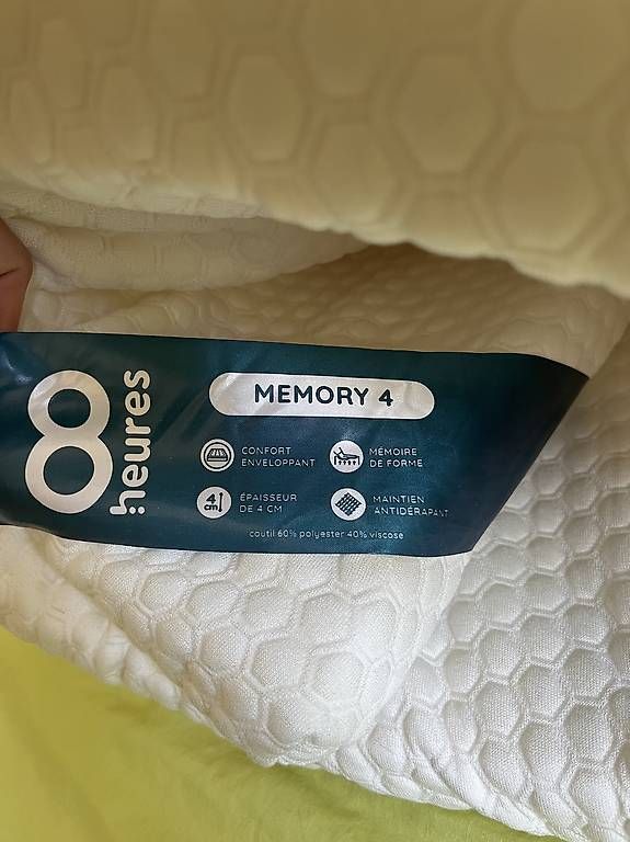 Matratzen: Surmatelas neuf memoire de forme  – Gebraucht aus Lausanne von est_6h7w 1