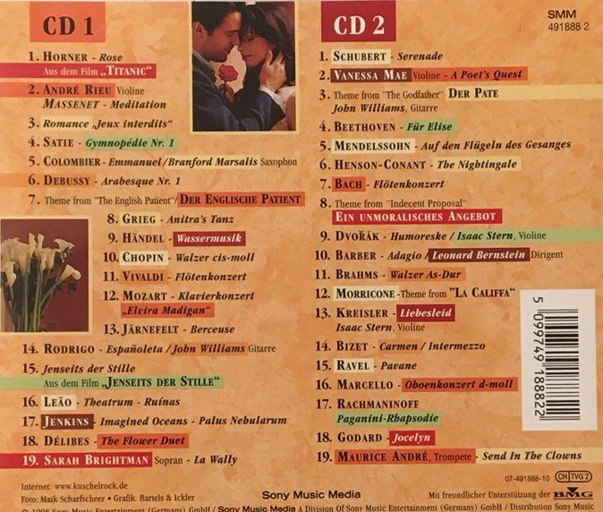 CD: Kuschel-Klassik - Vol. 3 – Usato da Grüningen venduto da azulblanco 1