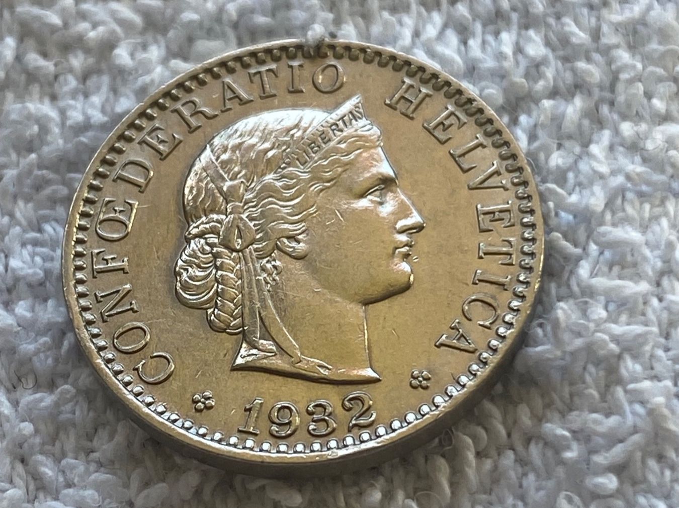 Tutti le monete: 20 centimes/rappen 1932 – Usato da Nyon venduto da Ilmi09