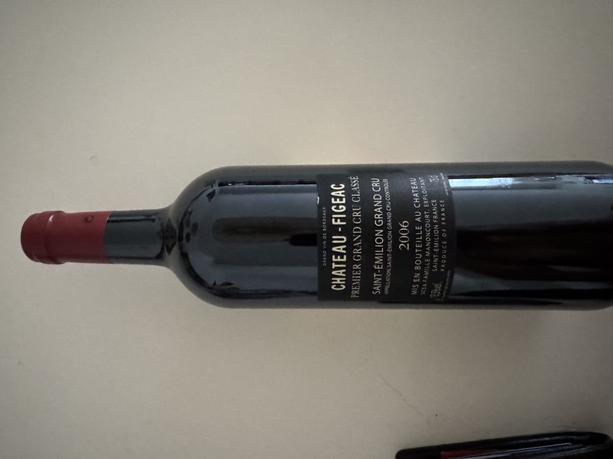 Wein: Figeac 2006 – Neu (gemäss Beschreibung) aus Jona von Marvin..... 1