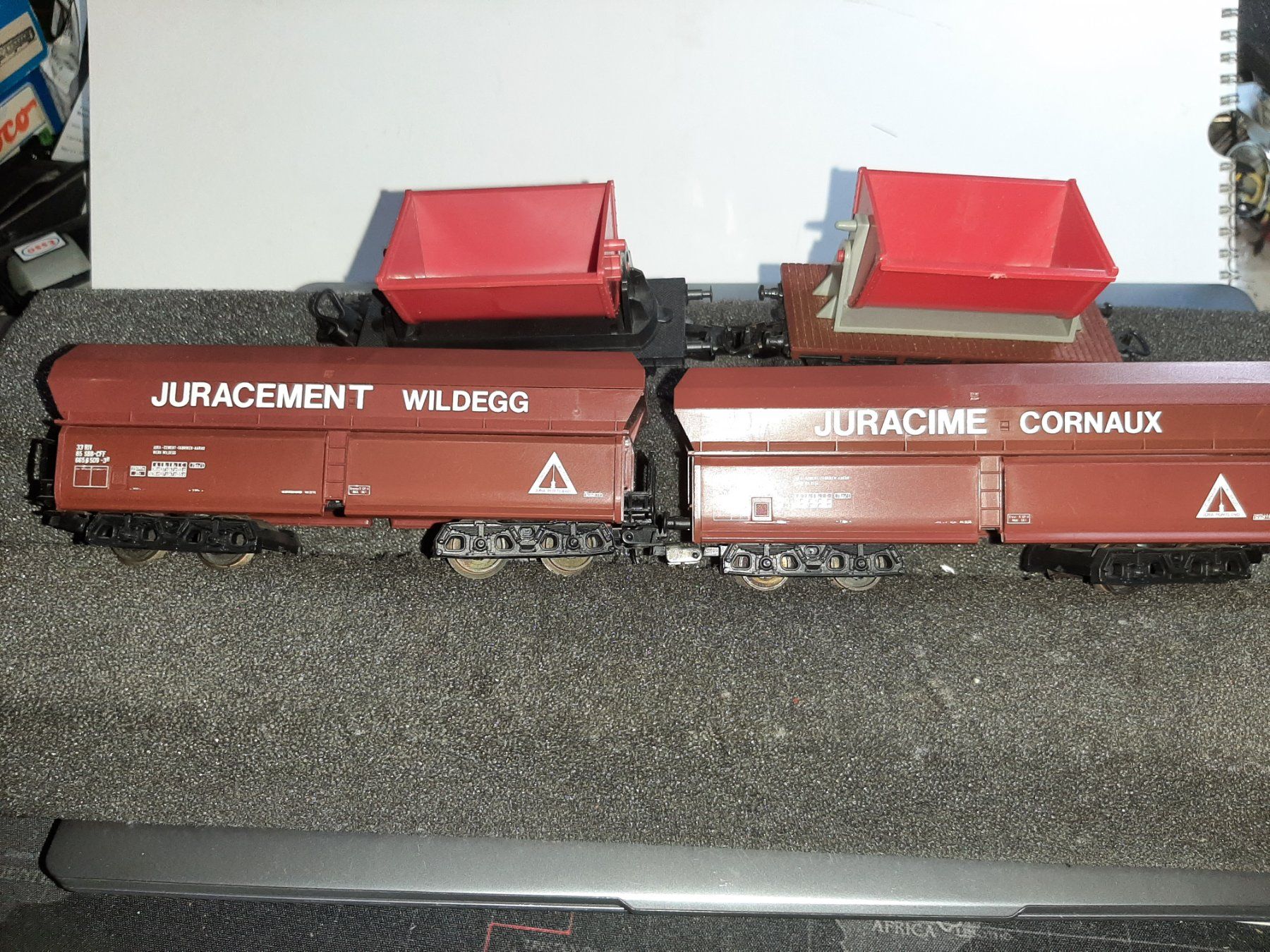 Lima Modellini di ferrovie: LOT DE 4 WAGONS MARCHANDISE LIMA REF.53 – Usato da Avully venduto da RIVALIS