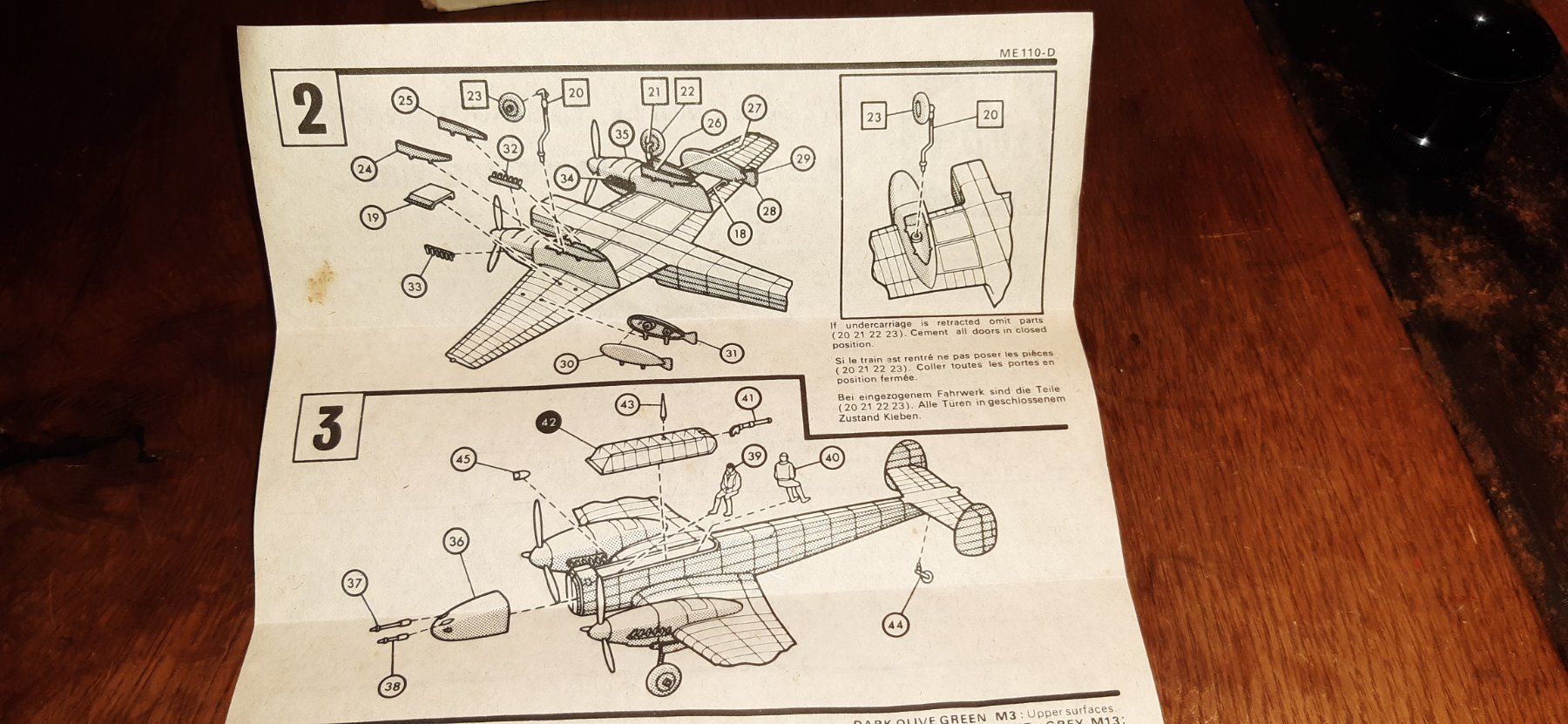 Airfix Kit di modellismo & Modellini statici: Messerschmitt 110 D 1:72 Airfix – Usato da Fehraltorf venduto da STEMAC01TK 2