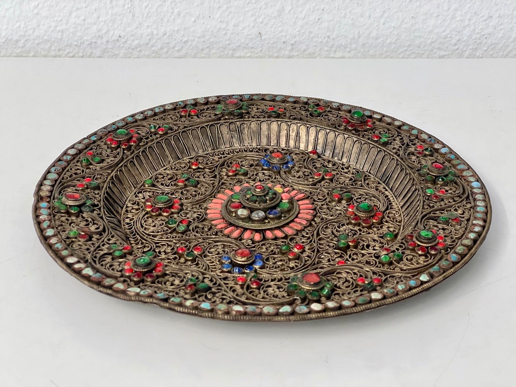 Teller: Teller Mandala Tibet oder Nepal 19. Jahrhundert – Gebraucht aus Zürich von Arche_Brockenhaus 1